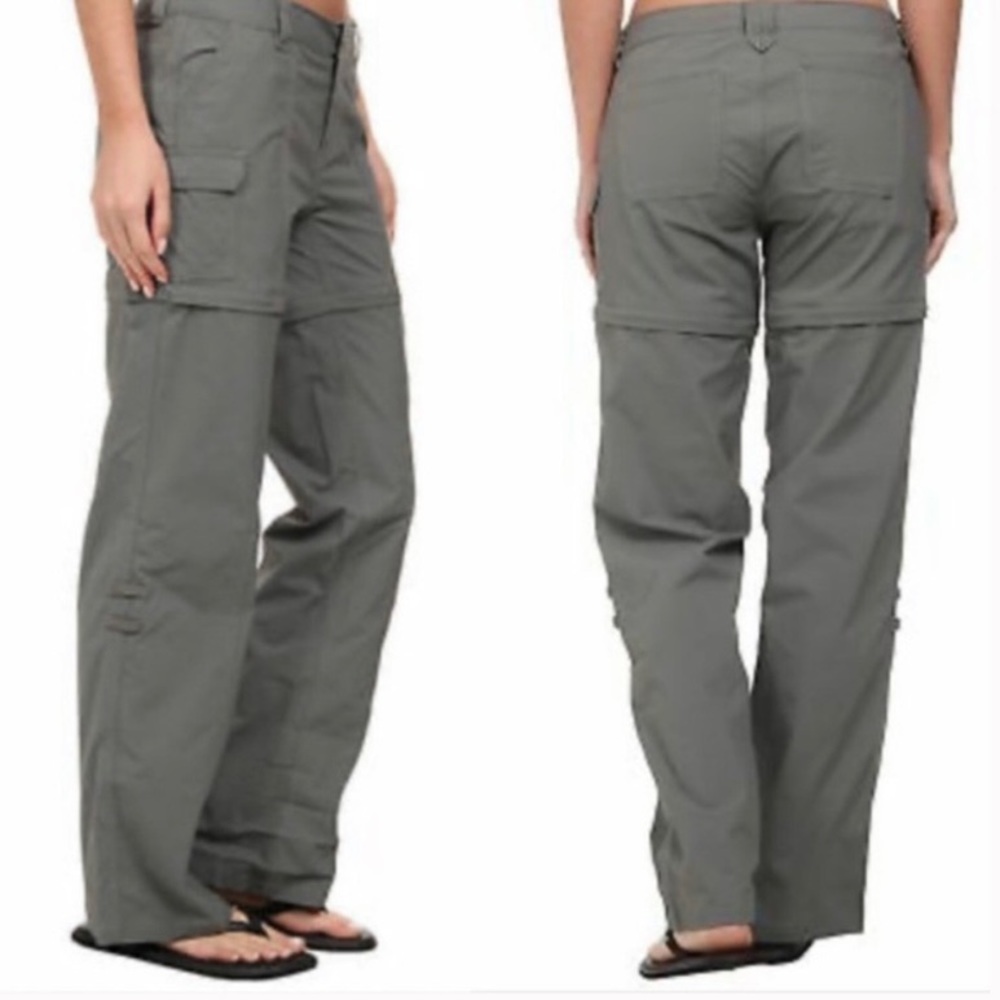 The North Face Gray Paramount Valley Convertible Pants, Hiking Outdoor Adventure